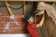 Bolam West Houses tapered roof insulation